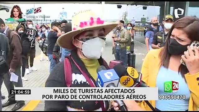 Huelga de controladores aéreos: 8 mil turistas fueron afectados, según la CCL