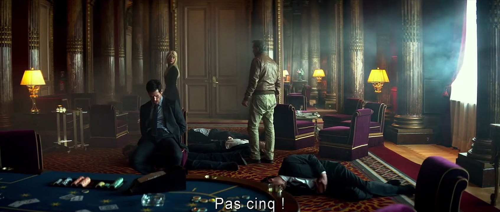 3 Days to Kill - EXTRAIT VOST "Vous aviez dit un homme moustachu"