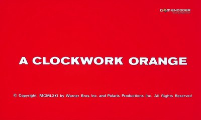 Orange mécanique - extrait "Korova Milk Bar"