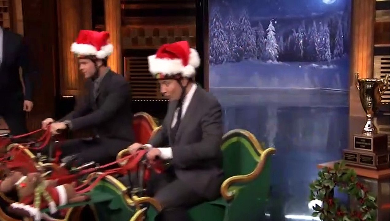 Chris Hemsworth fait une course en traineau !