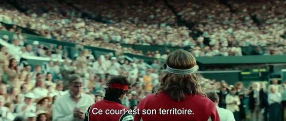 Borg/McEnroe EXTRAIT VO "Arrivée sur le court"