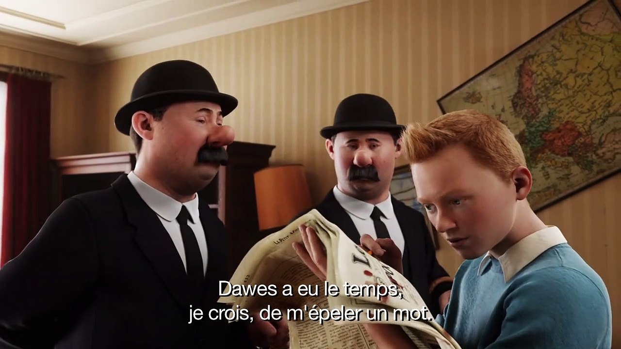 Les Aventures de Tintin : Le Secret de la Licorne Extrait vidéo (3) VO
