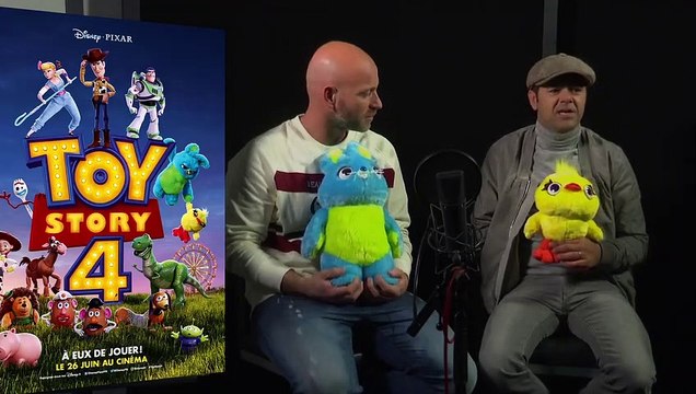 Toy Story 4 BONUS Franck Gastambide et Jamel Debbouze parlent de Ducky et Bunny