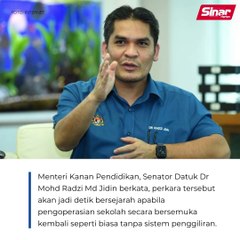 Tiada lagi PdPR, sekolah 'on' penuh esok!
