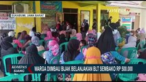 Cegah Kerumunan, Pencairan BLT Minyak Goreng dan Sembako di Sukabumi Berlakukan Sistem Sif