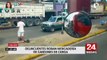 Callao: Delincuentes aprovechan tráfico para asaltar camiones de carga