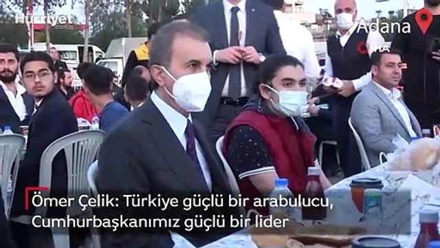 AK Parti Sözcüsü Ömer Çelik Adana’da iftar programına katıldı