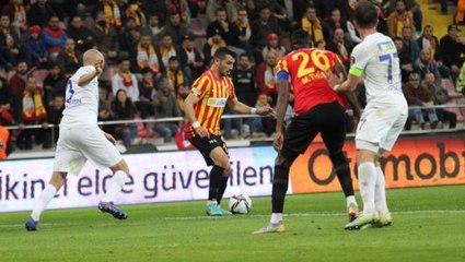 Küme düşme hattında kritik puan kaybı! Rizespor, Kayseri'de sonunu getiremedi