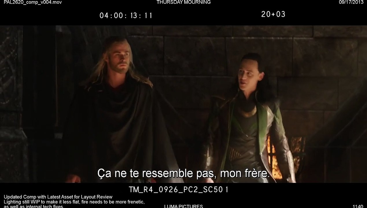 Thor : Le Monde des ténèbres - EXTRAIT BONUS VOST "Les costumes"