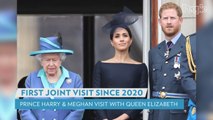 Prince Harry and Meghan Markle Visit Queen Elizabeth in the U.K. for First Joint Visit Since Moving to U.S.