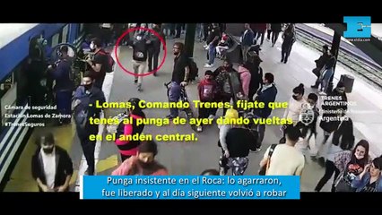 Punga insistente en el Roca: lo atraparon robando, lo liberaron y cayó otra vez