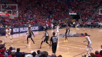 CJ McCollum 32 PT Performance vs SAS