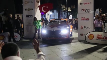 "Shell Helix 2022 Türkiye Ralli Şampiyonası" öncesi start seremonisi düzenlendi