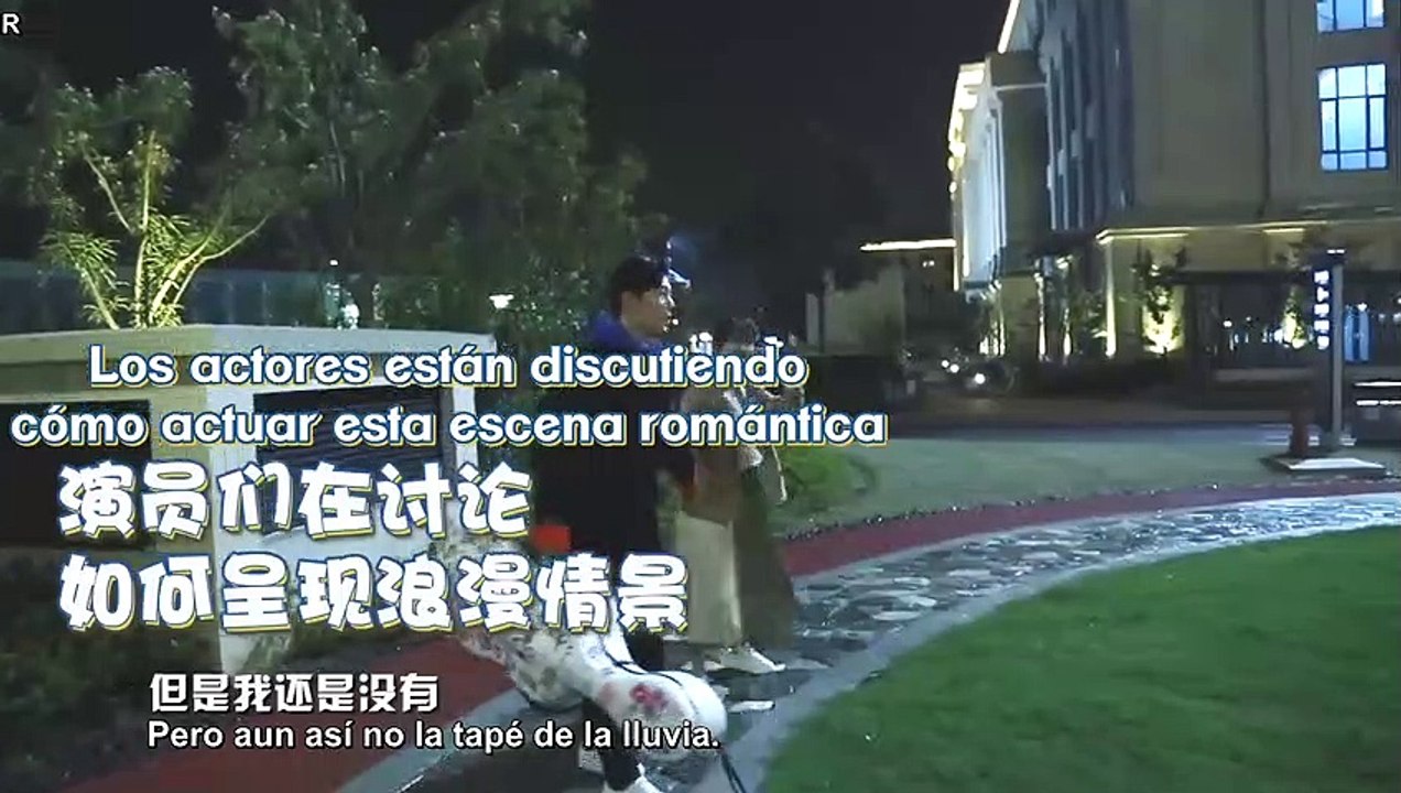 [SUB ESPAÑOL] 220328 The Oath of Love weibo update con Xiao Zhan - Detrás de escenas