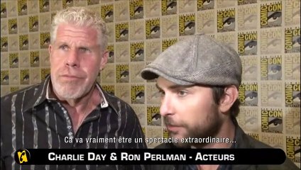 Download Video: Charlie Day, Guillermo del Toro, Charlie Hunnam, Ron Perlman Interview 2: Pacific Rim