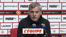 Genesio : « Déçus mais pas abattus » - Foot - L1 - Rennes