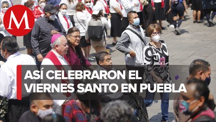 Con la imagen del Niño Doctor comienza Procesión de Viernes Santo en Puebla