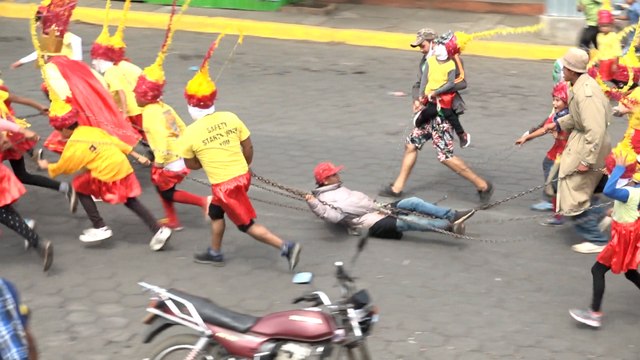 Fieles Devotos Realizan tradicional Judea en Masatepe