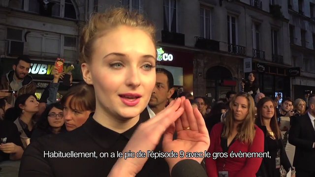 Les acteurs de Game of Thrones sur le tapis rouge parisien