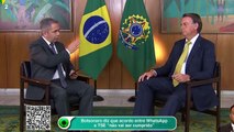 Bolsonaro diz que acordo entre WhatsApp e TSE “não vai ser cumprido”