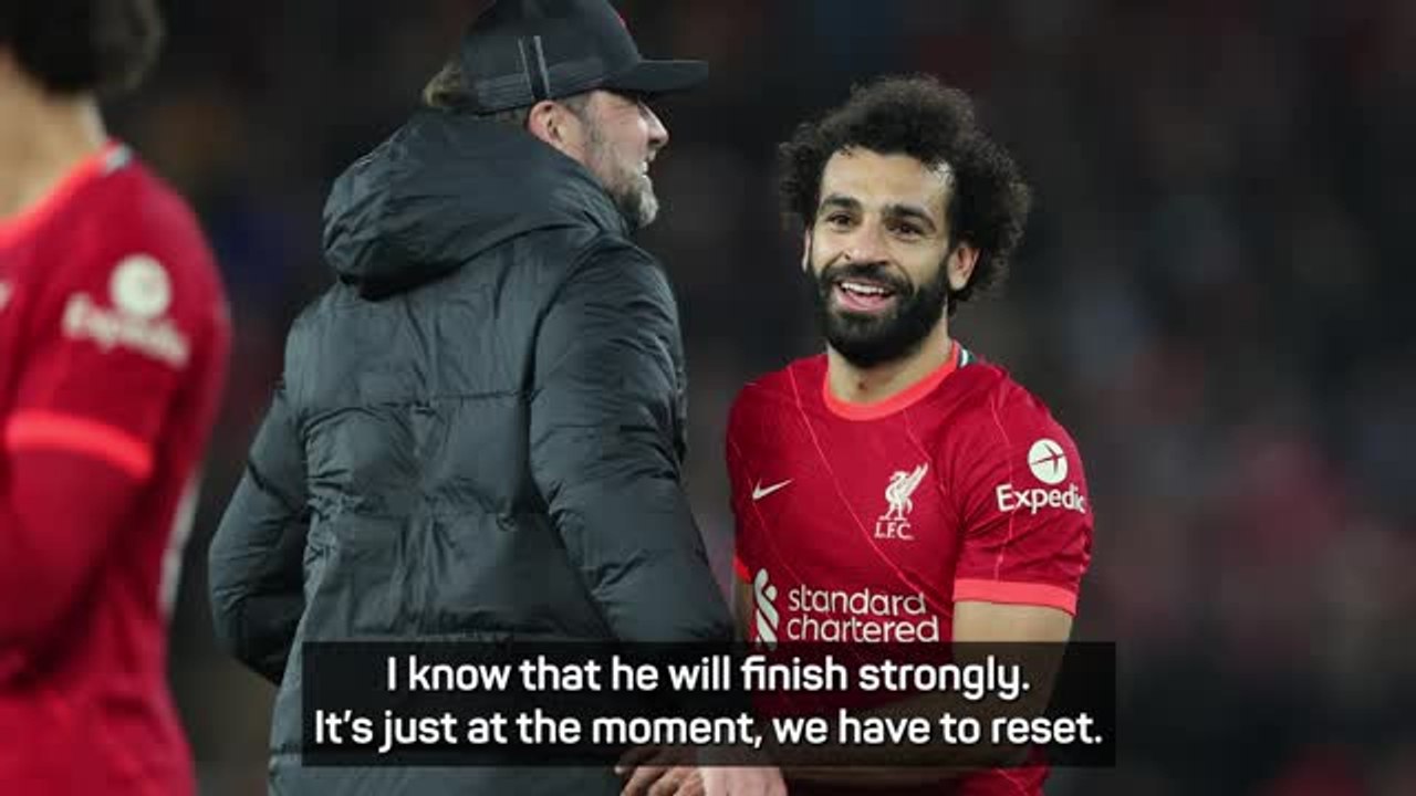 Klopp backs Salah to finish season strongly for Liverpool