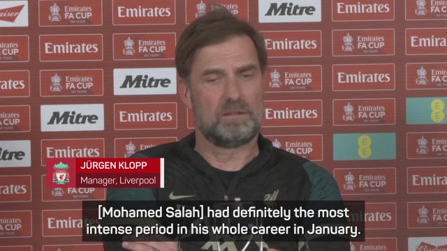 Klopp backs Salah to finish season strongly for Liverpool