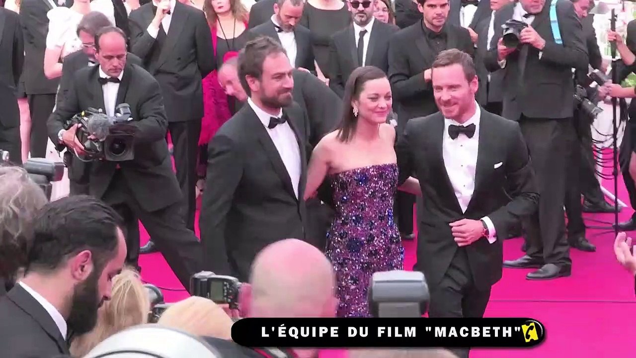 Cannes 2015 - Lady Cotillard et Michael Fassbender sur les marches