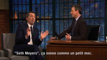 Gad Elmaleh apprend le français à Seth Meyers à la télévision américaine
