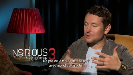 Insidious 3 : "William Friedkin m&#039;a conseillé de faire peur à mes acteurs"