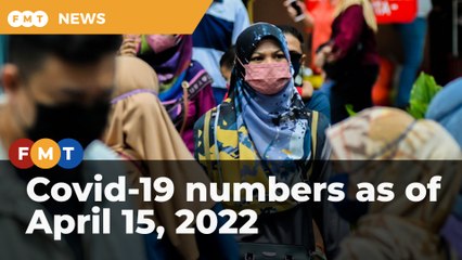 Covid-19 numbers as of April 15, 2022