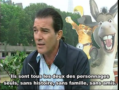 Antonio Banderas, Alain Chabat, Cameron Diaz Interview 2: Shrek le troisième