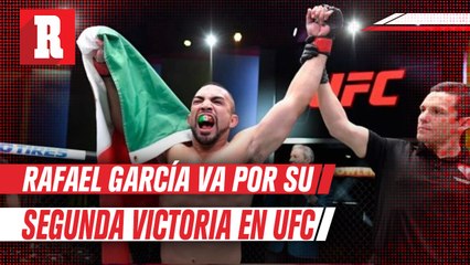 Rafa García, en busca de su segunda victoria en UFC: 'Ahora soy un peleador más inteligente'