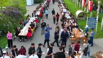 Kırgızistan-Türkiye Manas Üniversitesi'nde sokak iftarı düzenlendi