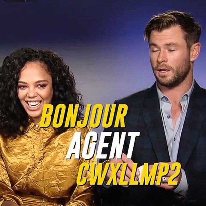 C'est qui les "Men In Black" ? Notre interview avec Tessa Thompson et Chris Hemsworth !