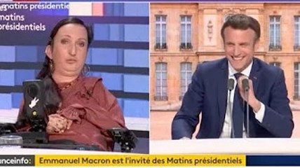 "Un peu d'humour, excusez-moi" : Emmanuel Macron éclate de rire face à une sympathique invitée de Fr