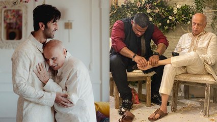 Mahesh Bhatt का Ranbir को Hug After Wedding, थक कर बेटे Rahul Bhatt से दबवाए पैर | Boldsky