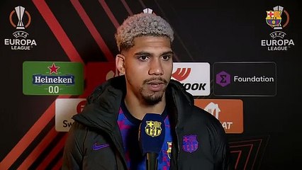 Declaraciones de Xavi y Ronald Araujo tras el Barça-Eintracht / FCB