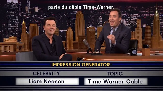 Seth MacFarlane imite Liam Neeson dans Taken