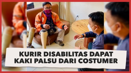Kurir Disabilitas Dapat Kaki Palsu Gratis Usai Antarkan Kopi ke Pelanggan