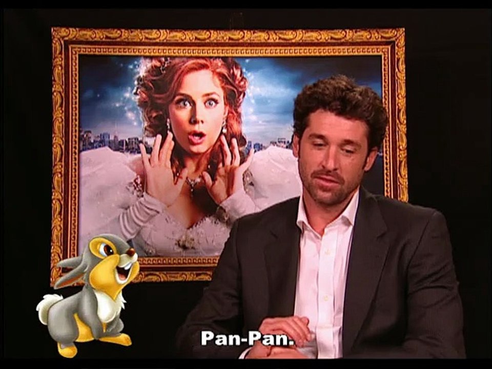 Amy Adams, Patrick Dempsey, Kevin Lima, James Marsden, Alan Menken Interview : Il était une fois