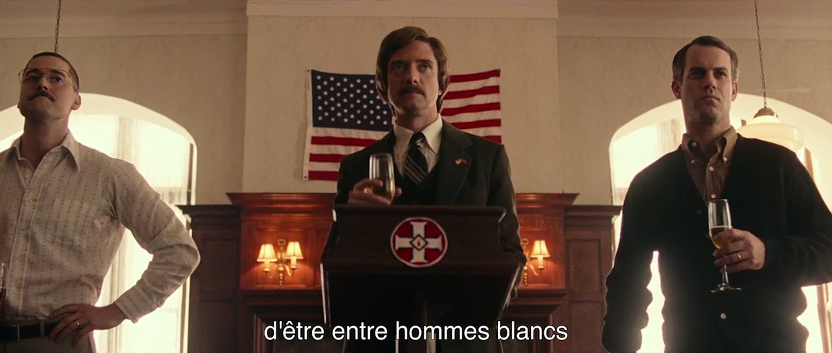 BlacKkKlansman - J'ai infiltré le Ku Klux Klan EXTRAIT VO "America first"