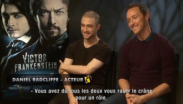 Daniel Radcliffe et James McAvoy : se raser le crâne pour un rôle