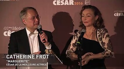 Catherine Frot : "Marguerite a particulièrement marqué les gens"