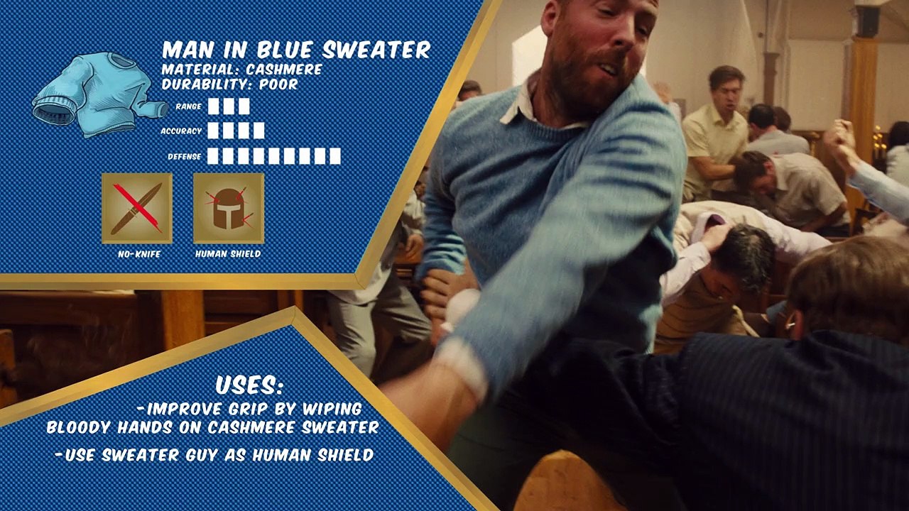 Kingsman : services secrets - EXTRAIT VO "L'art du combat Kingsman"