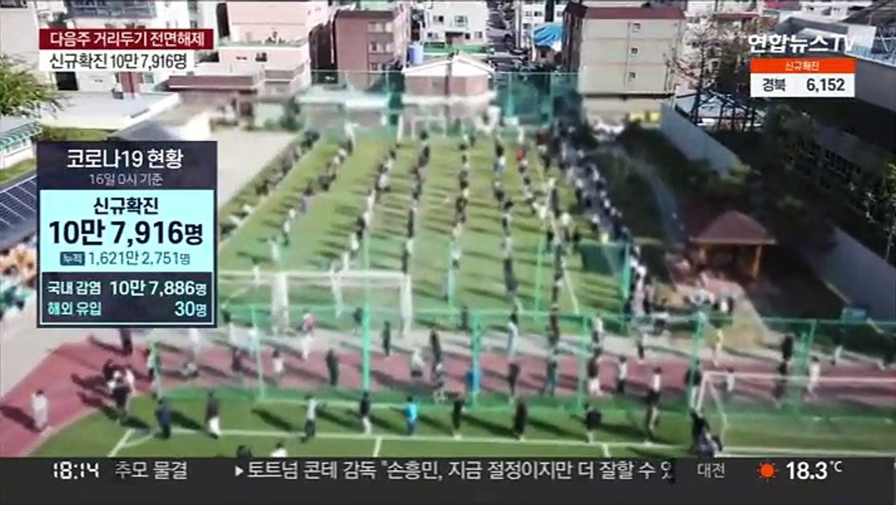 신규확진 나흘째 10만명대…"아직은 경각심 가질 때"