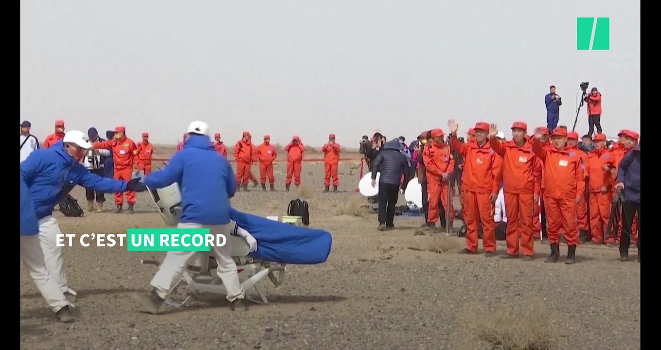 Trois Chinois de retour d'un séjour record dans l'espace