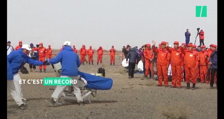 Trois Chinois de retour d'un séjour record dans l'espace