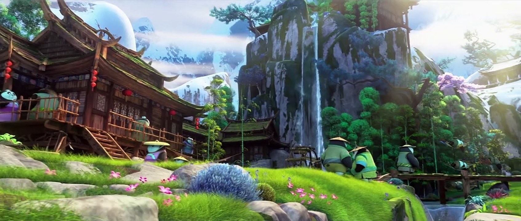 Kung Fu Panda 3 - EXTRAIT VOST "Le village panda"