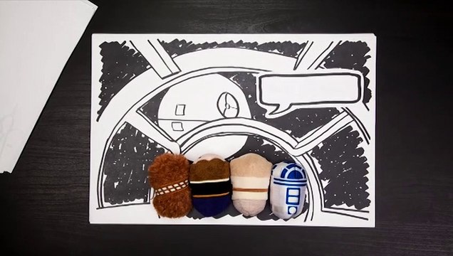 Comment raconter Star Wars - Un Nouvel Espoir avec des peluches ?