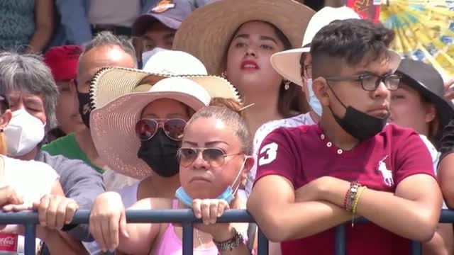 Cristo vuelve a ser crucificado en Ciudad de México tras dos años de parón por la pandemia